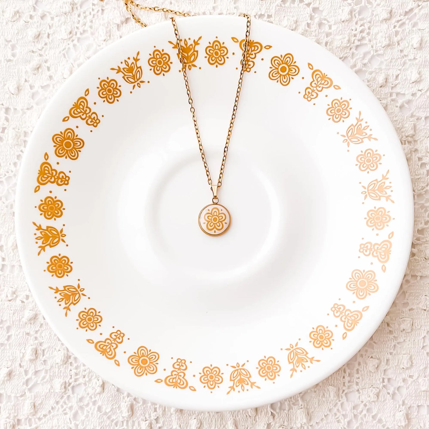 Dainty Corelle Butterfly Gold Necklace