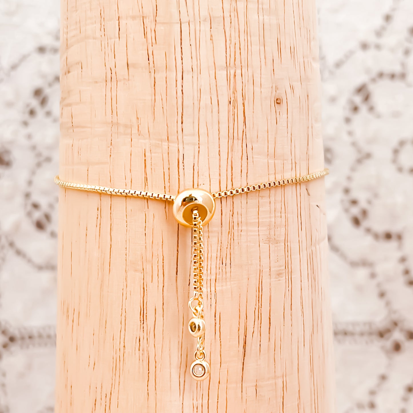 Corelle Burgundy Charm Bracelet