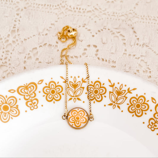 Corelle Butterfly Gold Charm Bracelet