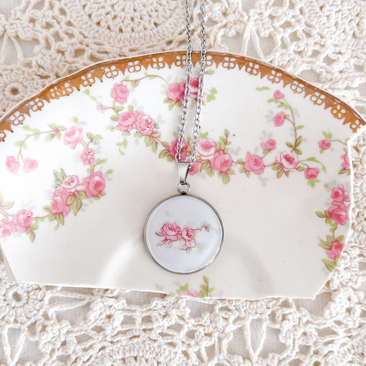 Bridal Rose Necklace