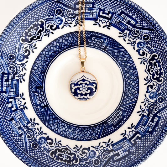 Blue Willow Necklace