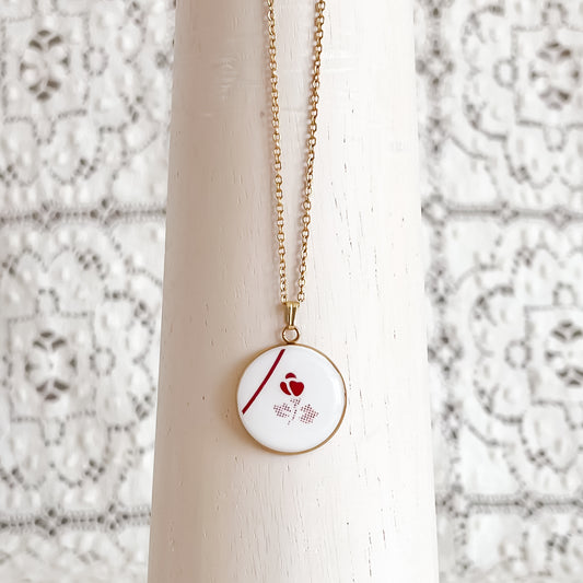 Corelle Burgundy Necklace