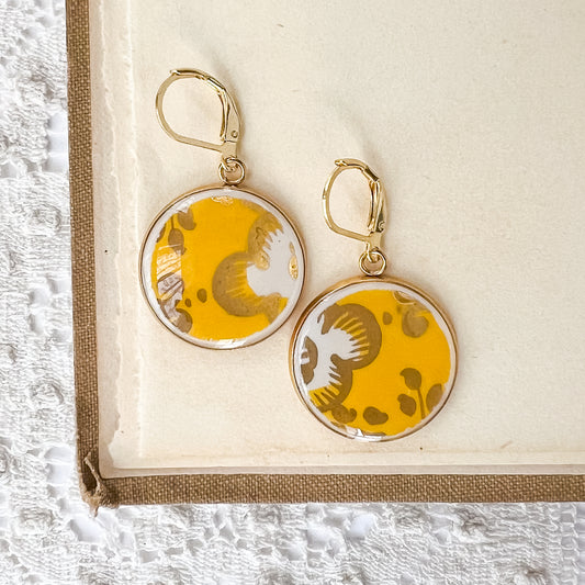 Golden Drop Earrings • Salisbury China