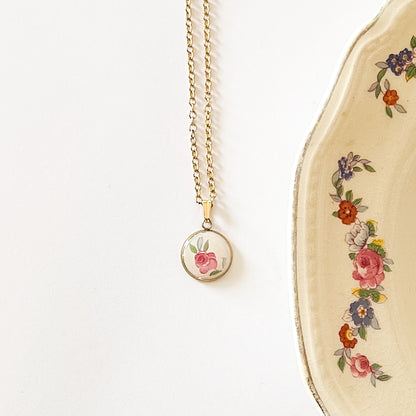 Dainty Rose Necklace • Alfred Meakin