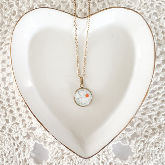 White Flower Necklace • Royal Stafford