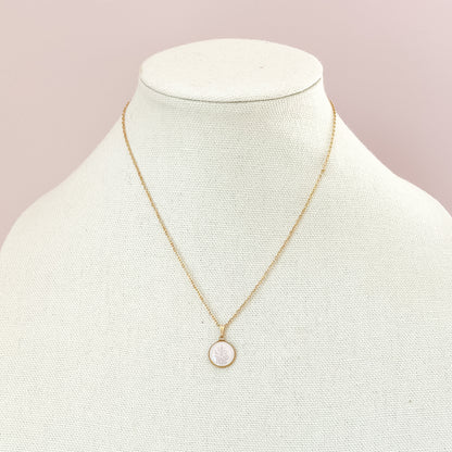 Dainty Mauve Necklace • Shelley China