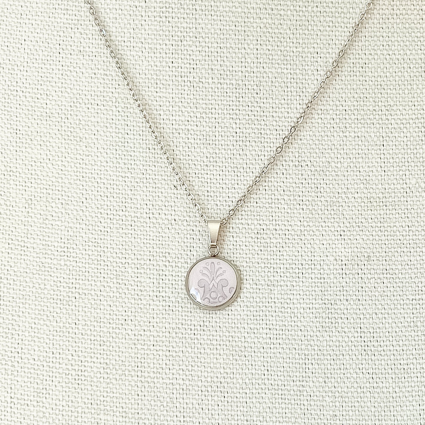 Dainty Mauve Necklace • Shelley China