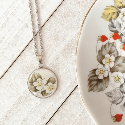 Strawberry Blossom Necklace • Royal Vale China