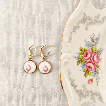 Rosebud  Earrings • Royal Albert Tranquility