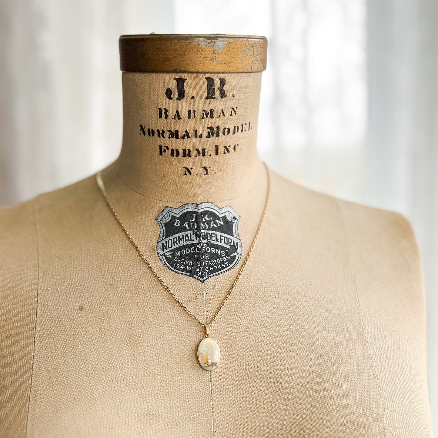 One-of-a-Kind Tall Ship Necklace • J.G. Meakin