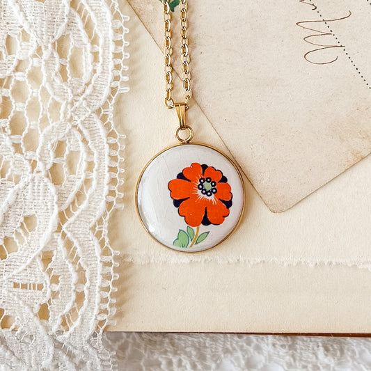 Poppy Necklace • Wedgwood China