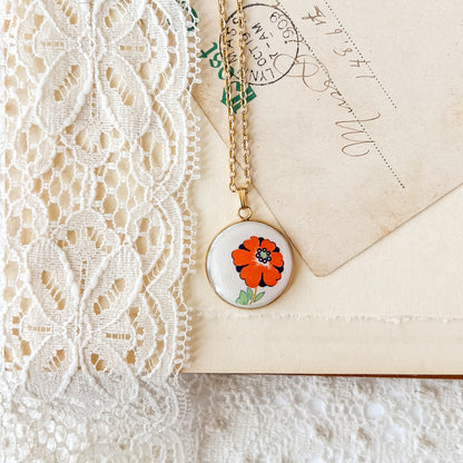 Poppy Necklace • Wedgwood China