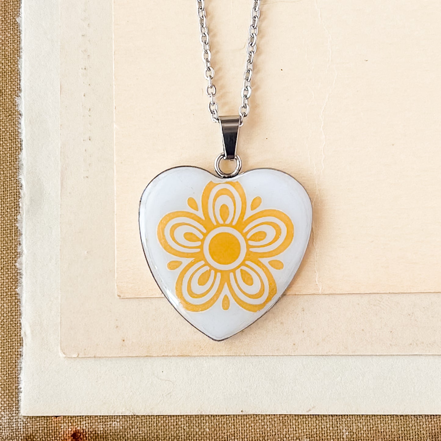 Corelle Butterfly Gold Heart Necklace