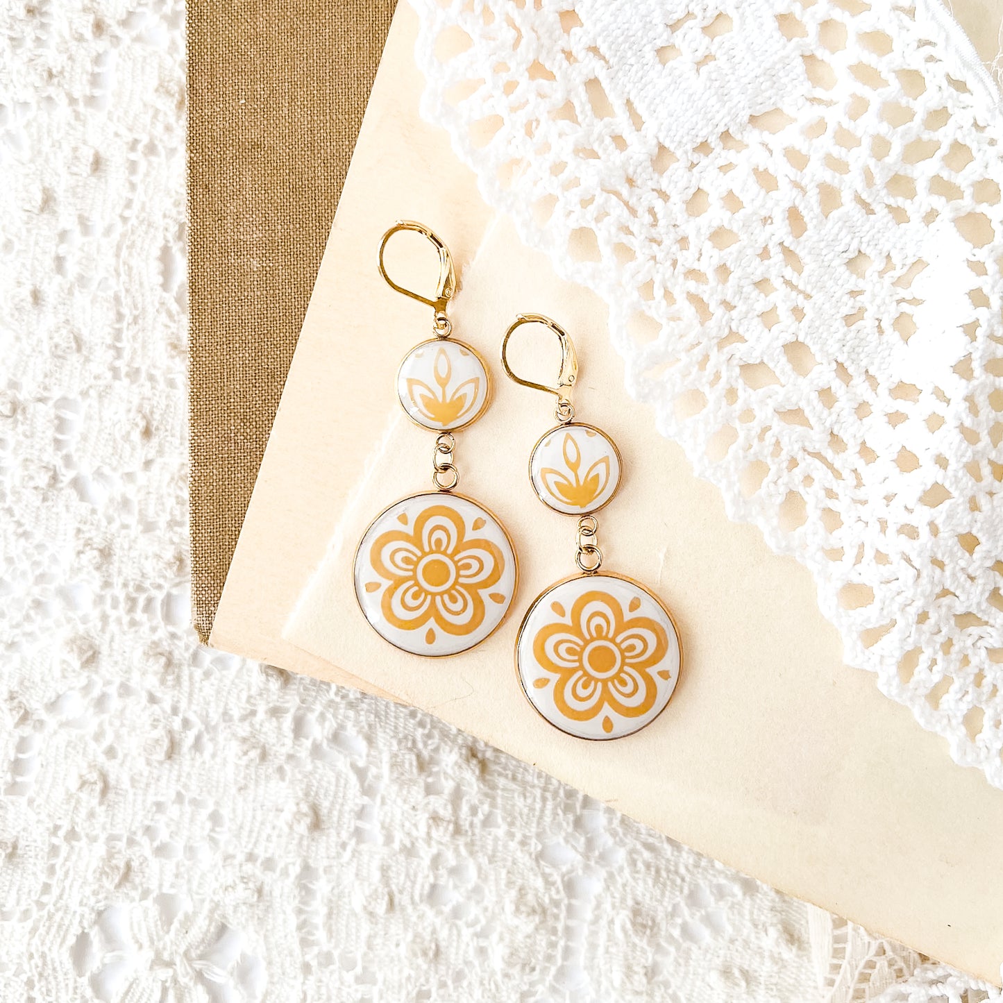 Corelle Butterfly Gold Earrings