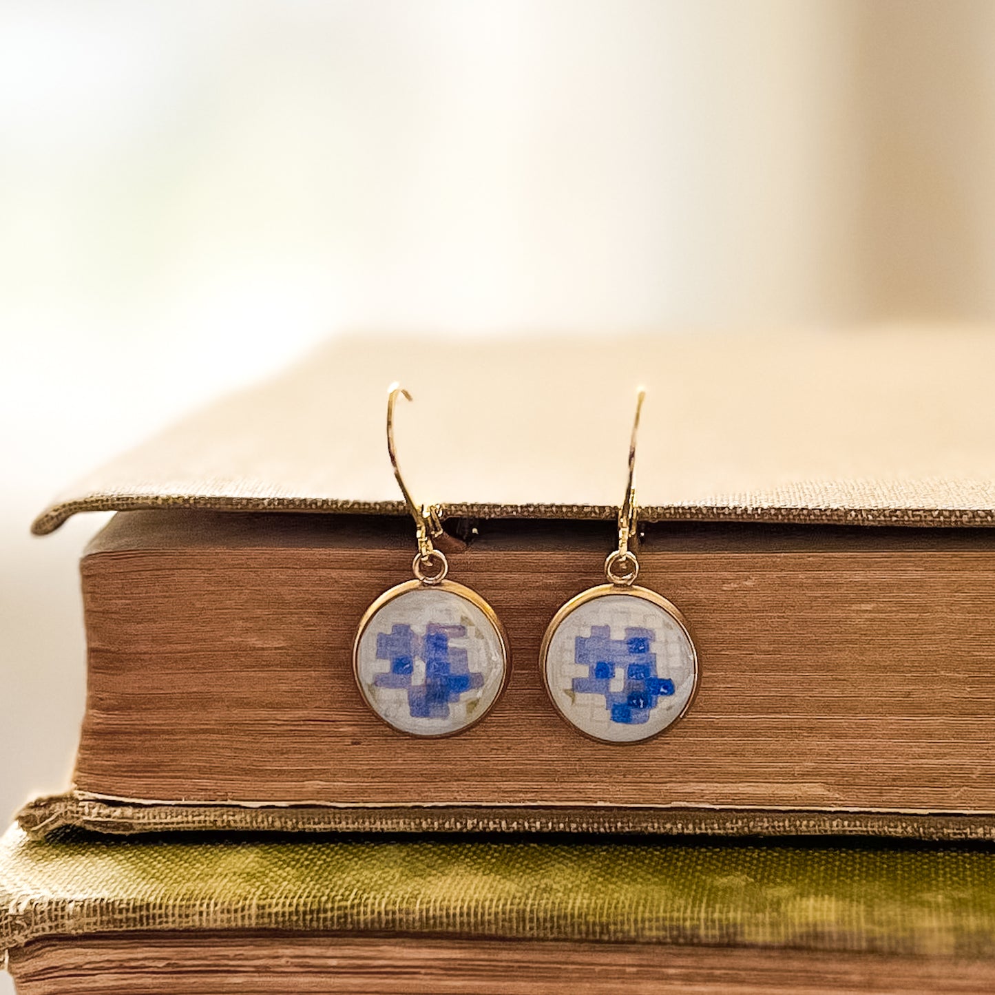 Petit Point Earrings • One-of-a-Kind