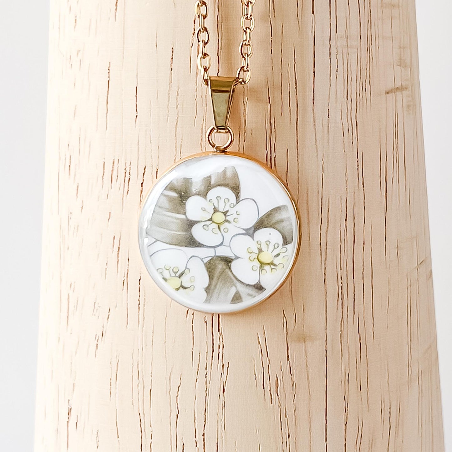 Strawberry Blossom Necklace • Royal Vale China