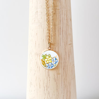 Forget-Me-Not Necklace • Salisbury Crown China