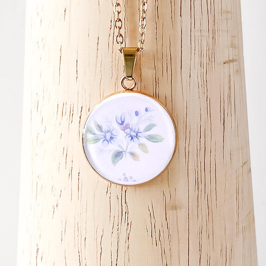 Forget-me-not Necklace • Shelley China