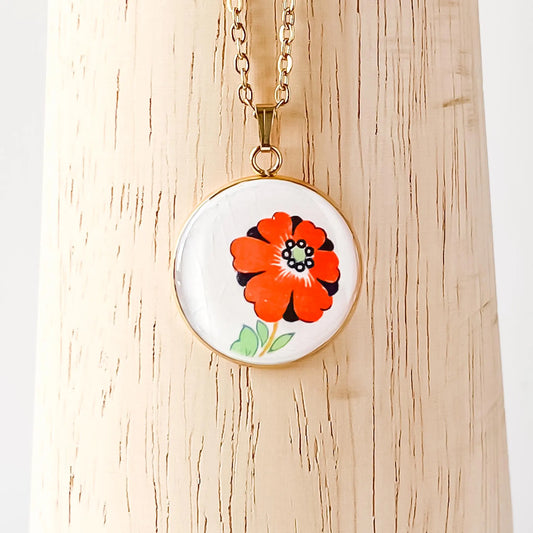 Poppy Necklace • Wedgwood China