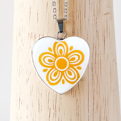 Corelle Butterfly Gold Heart Necklace