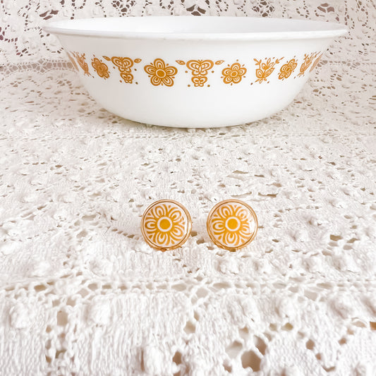 Corelle Flower Stud Earrings