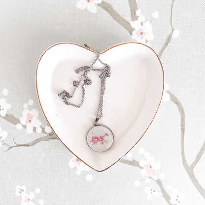 Bridal Rose Necklace