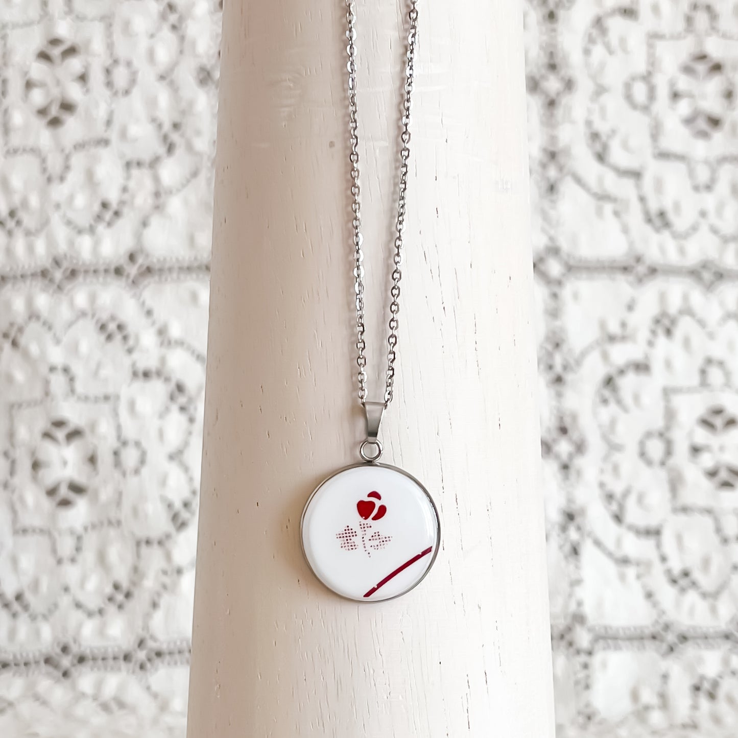 Corelle Burgundy Necklace