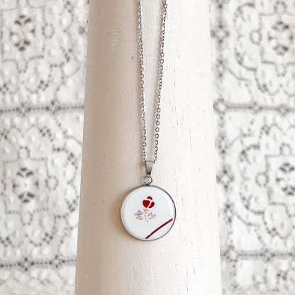 Corelle Burgundy Necklace