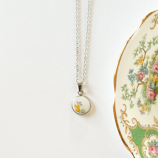 Yellow Flower Necklace • Foley China